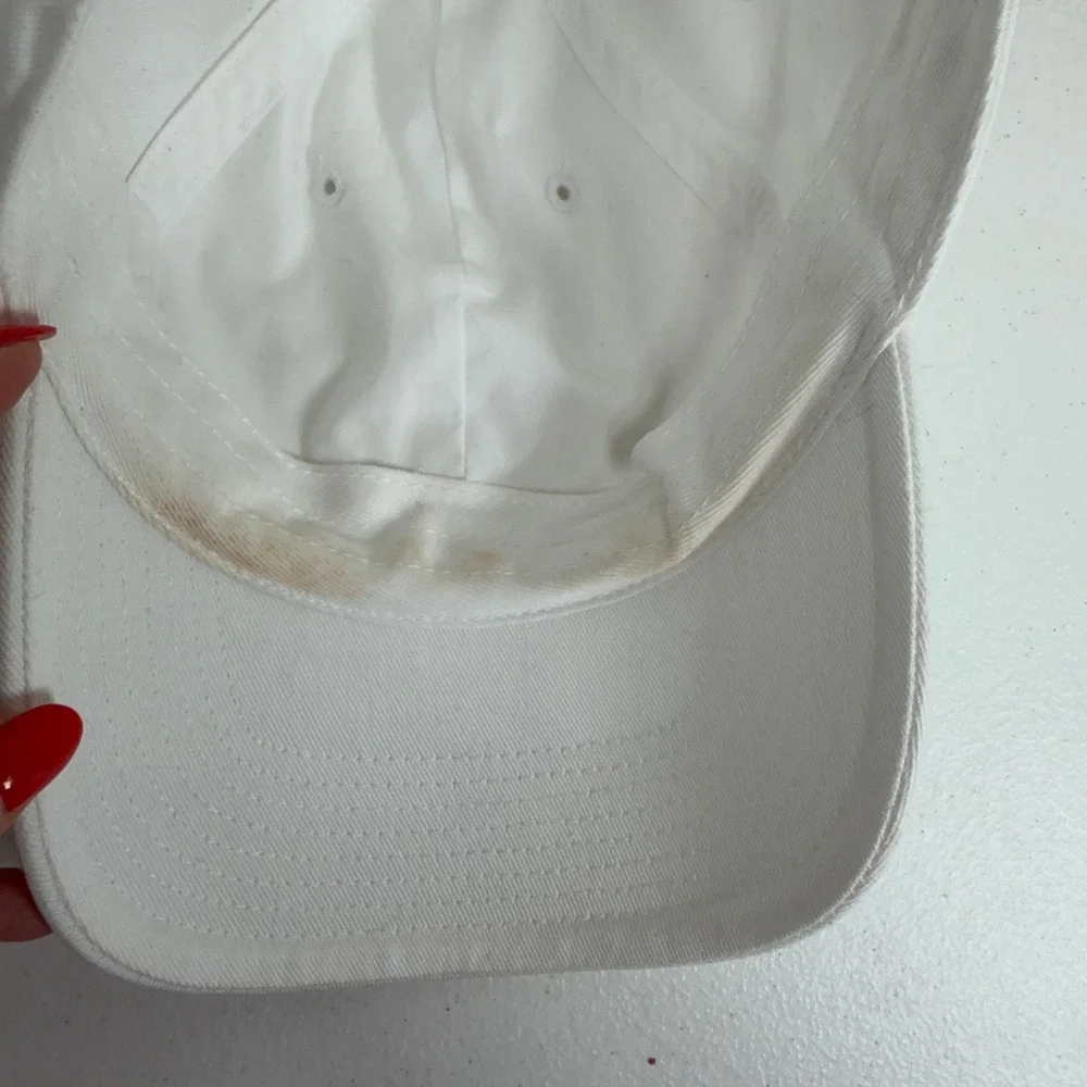 Nike Baseball Cap Hat Heritage86 White Embroidered Swoosh AO8662-100 Dad Hat